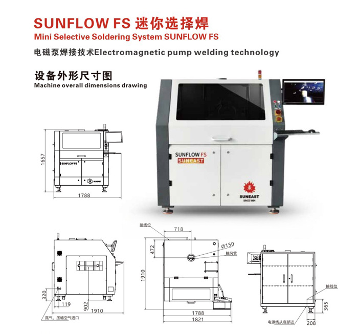 小型選擇性波峰焊SUNFLOW-FS